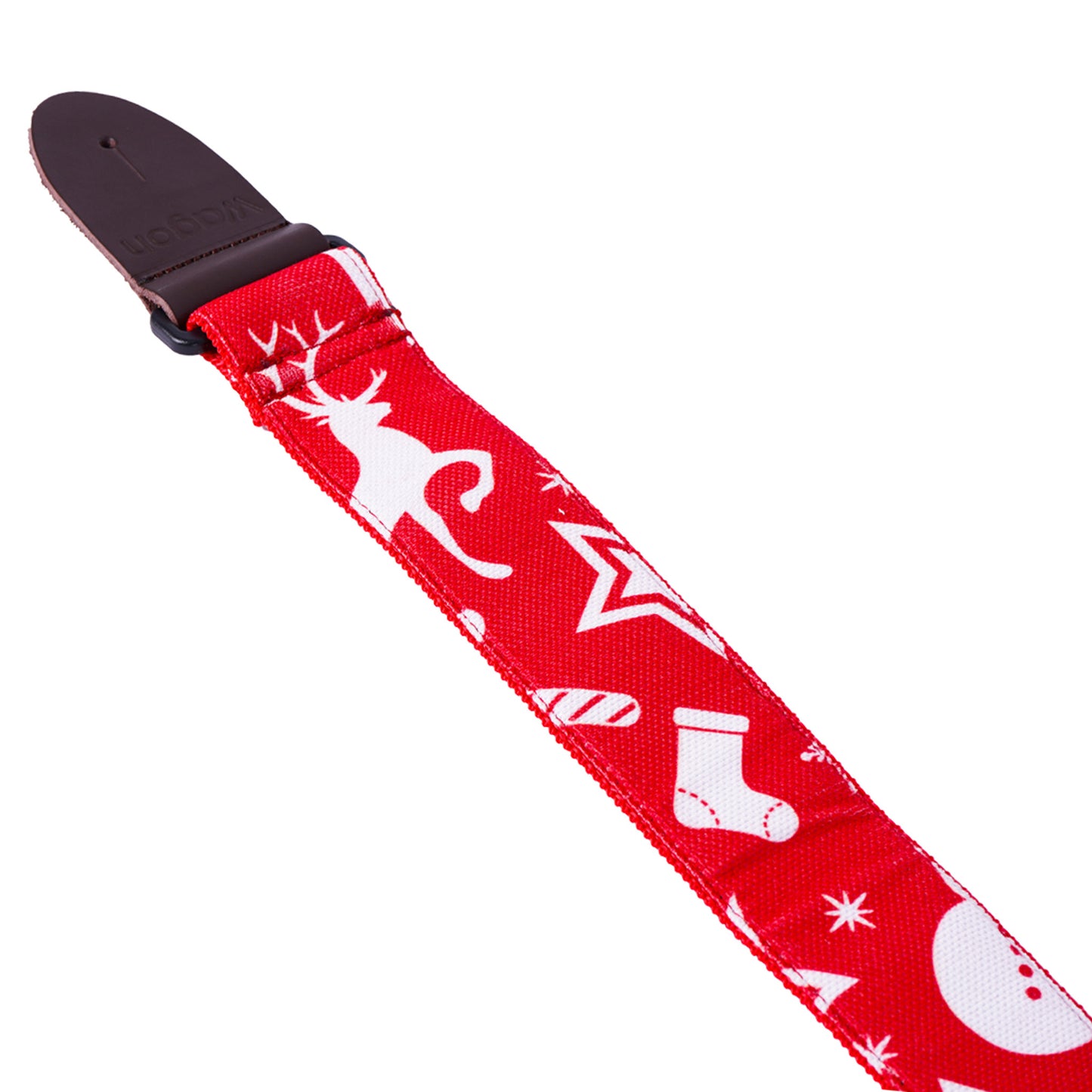 Wagon Straps Christmas Themed Guitar Strap