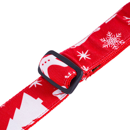 Wagon Straps Christmas Themed Guitar Strap